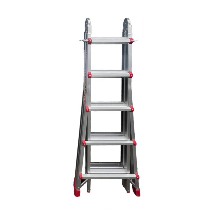 Телескопическая лестница SevenBerg 4х5 Telescopic — компактная лестница для перепадов высот