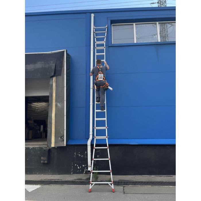 Телескопическая лестница SevenBerg 4х5 Telescopic — компактная лестница для перепадов высот