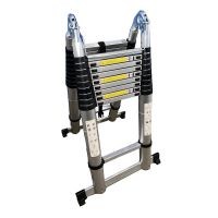 Телескопическая лестница стремянка SevenBerg QH 2x10 ступеней (4 м.+4 м.)