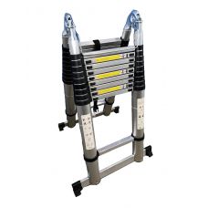 Телескопическая лестница стремянка SevenBerg QH 2x10 ступеней (4 м.+4 м.)