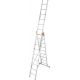 3-х секционная лестница Krause Tribilo 3x9 129673