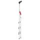 Профессиональная алюминиевая стремянка Hailo L80 ComfortLine 4 ступени с системой ComfortStep 8040-407