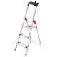 Профессиональная алюминиевая стремянка Hailo L80 ComfortLine 3 ступени с системой ComfortStep 8040-307