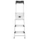 Профессиональная алюминиевая стремянка Hailo L80 ComfortLine 3 ступени с системой ComfortStep 8040-307
