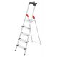 Профессиональная алюминиевая стремянка Hailo L80 ComfortLine 5 ступеней с системой ComfortStep 8040-507