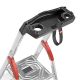 Профессиональная алюминиевая стремянка Hailo L80 ComfortLine 5 ступеней с системой ComfortStep 8040-507