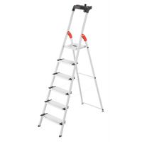 Стремянка Hailo L80 ComfortLine 8040-607 алюминиевая с 6-ю широкими ступенями