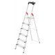 Профессиональная алюминиевая стремянка Hailo L80 ComfortLine 6 ступеней с системой ComfortStep 8040-607