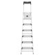 Профессиональная алюминиевая стремянка Hailo L80 ComfortLine 6 ступеней с системой ComfortStep 8040-607