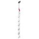 Профессиональная алюминиевая стремянка Hailo L80 ComfortLine 6 ступеней с системой ComfortStep 8040-607