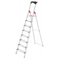 Стремянка Hailo L80 ComfortLine 8040-807 алюминиевая с 8-ю широкими ступенями