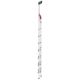 Профессиональная алюминиевая стремянка Hailo L80 ComfortLine 8 ступеней с системой ComfortStep 8040-807