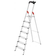 Стремянка Hailo L80 ComfortLine 8040-707 алюминиевая с 7-ю широкими ступенями