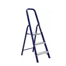 Стальная стремянка  Alumet М8303, 3 ступени, нагрузка 150 кг.
