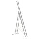 Лестницы Alumet 3х16 ПРОФИ трехсекционные алюминиевые 9316