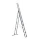 Лестницы Alumet 3х18 ПРОФИ трехсекционные алюминиевые 9318