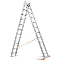 Двухсекционня алюминиевая лестница Эйфель ДЛ 82 Классик 2х11