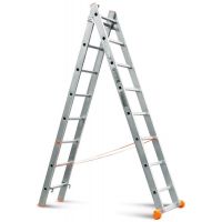 Двухсекционня алюминиевая лестница Эйфель ДЛ 82 Классик 2х8