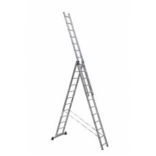 Трехсекционная лестница Alumet 3х12 алюминиевая 5312