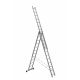 Трехсекционная лестница Alumet 3х12 алюминиевая 5312