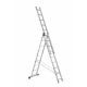 Трехсекционная лестница Alumet 3х9 алюминиевая 5309