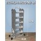  Лестница-трансформер SevenBerg QH-4х5 шарнирная четырехсекционная
