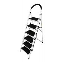 Стремянка SevenBerg Prima Lux белая с 6-ю широкими ступенями