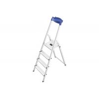 Алюминиевая стремянка Hailo L58E StandartLine 4 ступени с лотком для инструментов 8158-427 