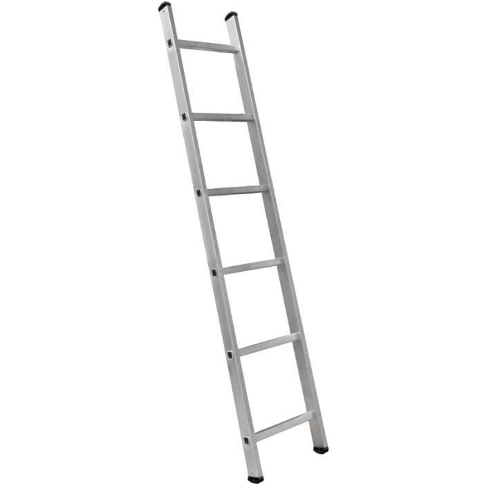 Алюминиевая односекционная  приставная лестница Scala 1х6