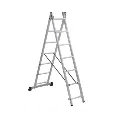 Алюминиевая двухсекционная лестница Scala 2х7