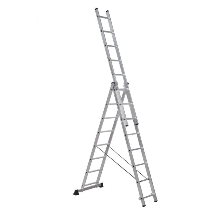 Алюминиевая трехсекционная лестница Scala 3х8