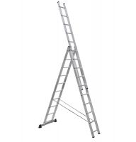 Алюминиевая трехсекционная лестница Scala 3х10