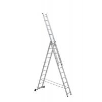 Алюминиевая трехсекционная лестница Scala 3х11