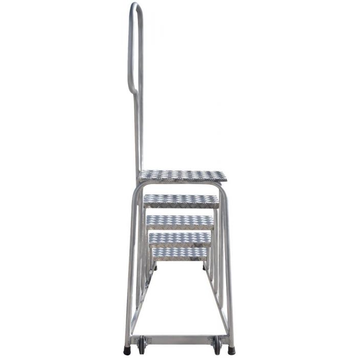 Подставка монтажная Новая Высота профессиональная с 5-ю широкими ступенями 240 мм и поручнем NV 3711 артикул 3711105