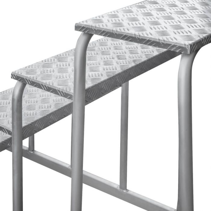 Подставка монтажная Новая Высота профессиональная с 5-ю широкими ступенями 240 мм и поручнем NV 3711 артикул 3711105