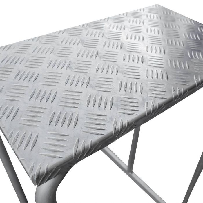 Подставка монтажная Новая Высота профессиональная с 5-ю широкими ступенями 240 мм и поручнем NV 3711 артикул 3711105