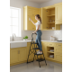  Стремянка SevenBerg Prima Lux черная 4 широкие ступени