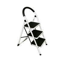 Стремянка SevenBerg Prima Lux белая с 3-мя широкими ступенями