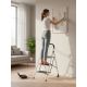  Стремянка SevenBerg Prima Lux белая с 3-мя широкими ступенями