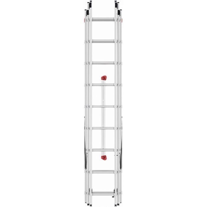  Профессиональная алюминиевая лестница-стремянка Hailo Profistep 3х9, 7309-007