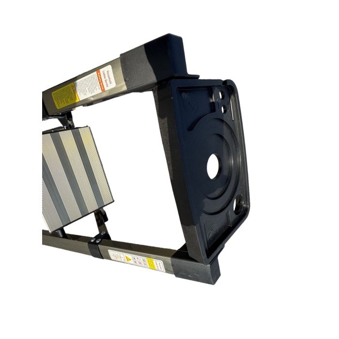 Стремянка алюминиевая Verona 6 широкие ступени золотая с лотком для инструментов