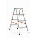 Двухсторонняя алюминиевая стремянка Эйфель Библио 130 Вариант 204