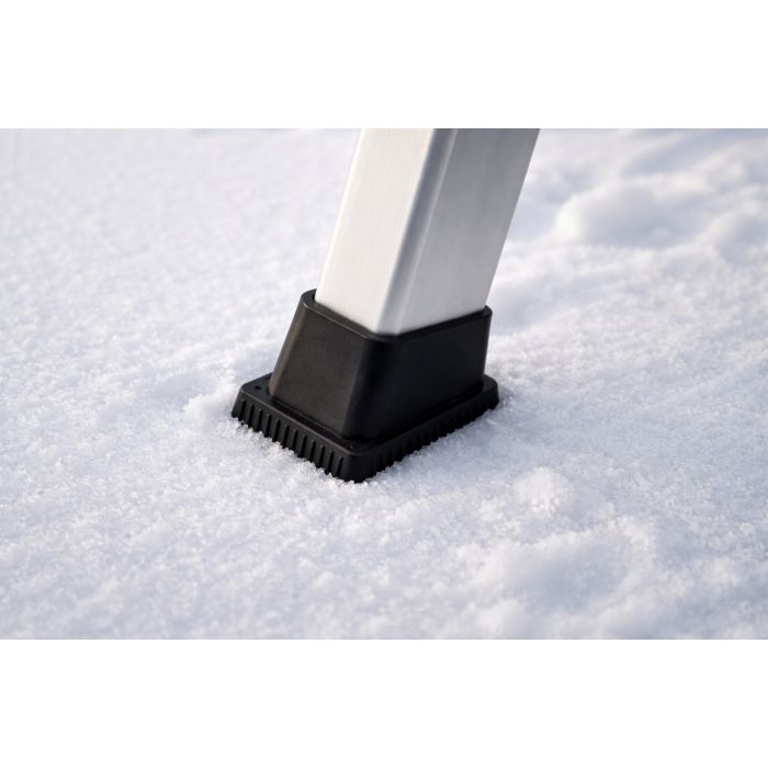 Двухсторонняя алюминиевая стремянка Эйфель Библио 130 Вариант 207 с крюком