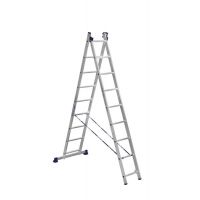 Двухсекционная лестница Alumet 2х9 алюминиевая 5209, длина 4.2 м.