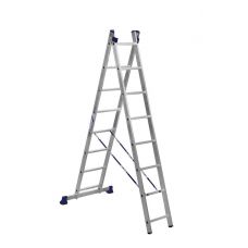Двухсекционная лестница Alumet 2х8 алюминиевая 5208