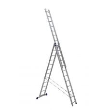 Трехсекционная лестница Alumet 3х12 алюминиевая 5312
