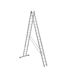 Двухсекционная лестница Алюмет 2х17 серия HS2 6217