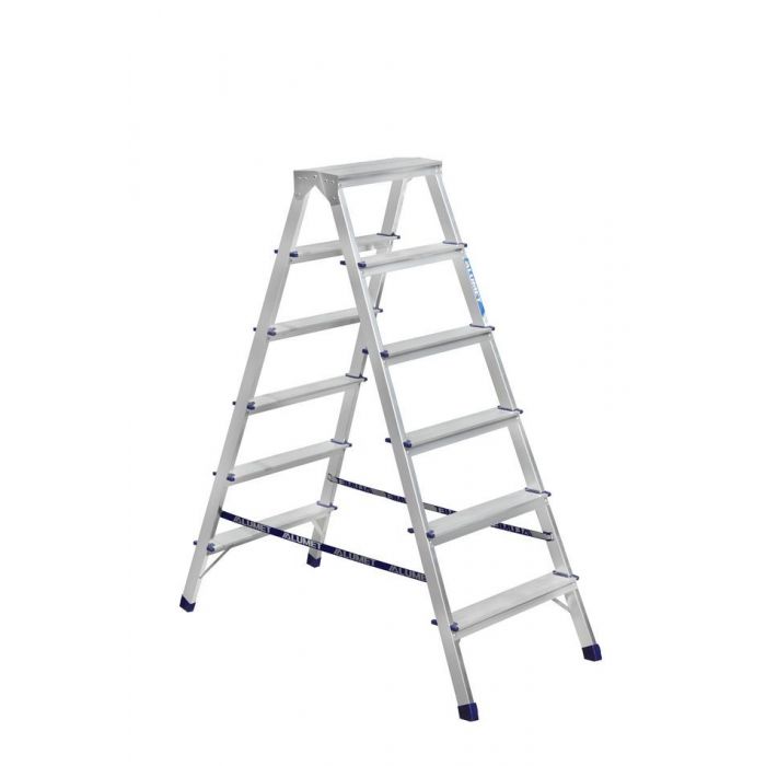 Стремянка Alumet АD7206 2х6 двухсторонняя АD7206