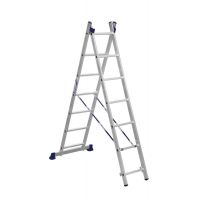 Двухсекционная лестница Alumet 2х7 алюминиевая 5207, длина 3.0 м.