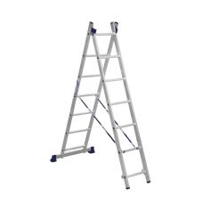 Двухсекционная лестница Alumet 2х7 алюминиевая 5207